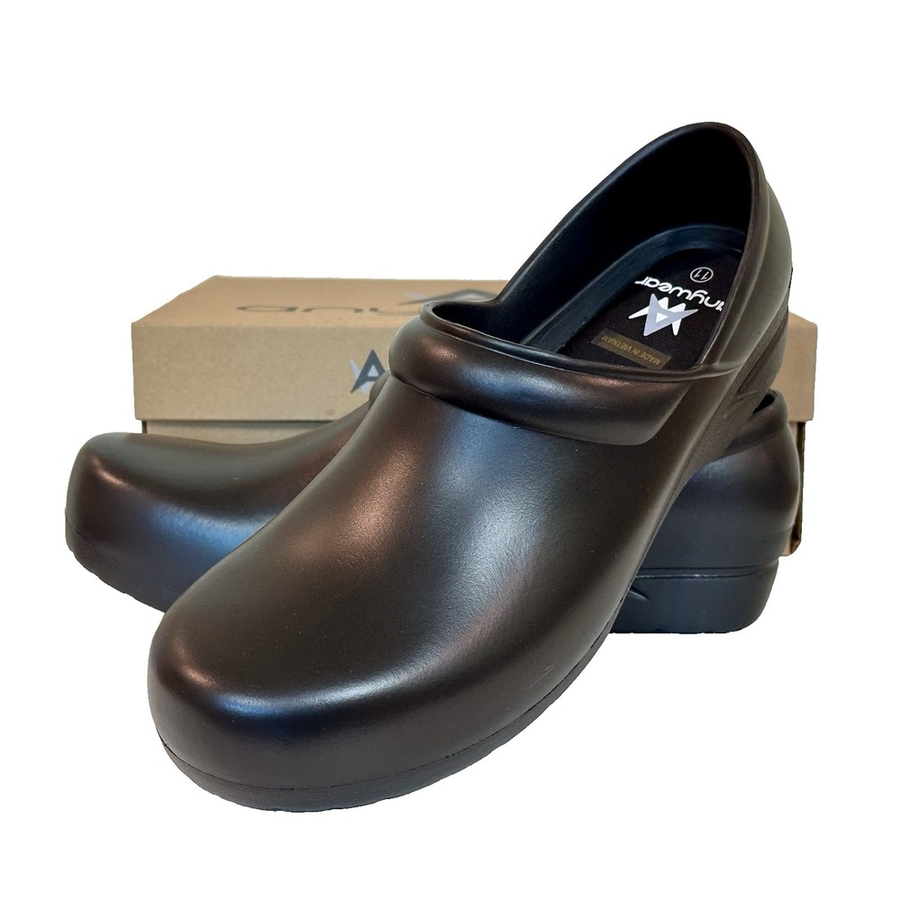 Anywear Guardian Angel Slip Resistant Stepin Clogs Shoes Womens Size 11 Open Box